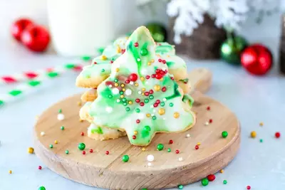 Christmas Tree Cutout Cookies