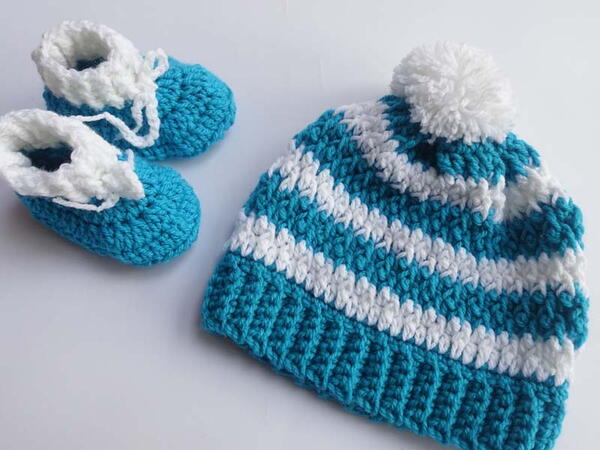 Crochet Baby Beanie Free Pattern