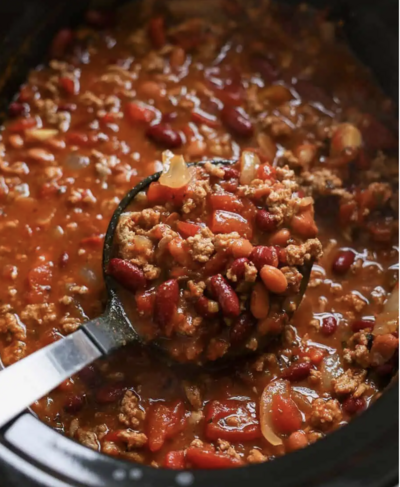 Slow Cooker Turkey Chili