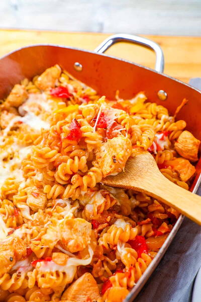 One Pot Bbq Chicken Pasta