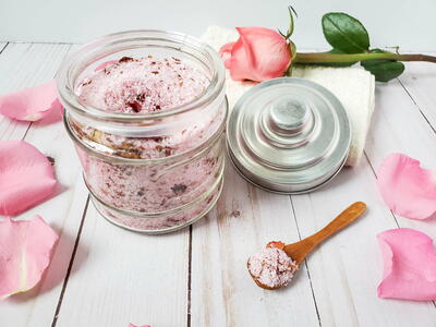 Bath Salts Recipe With Rose Petals