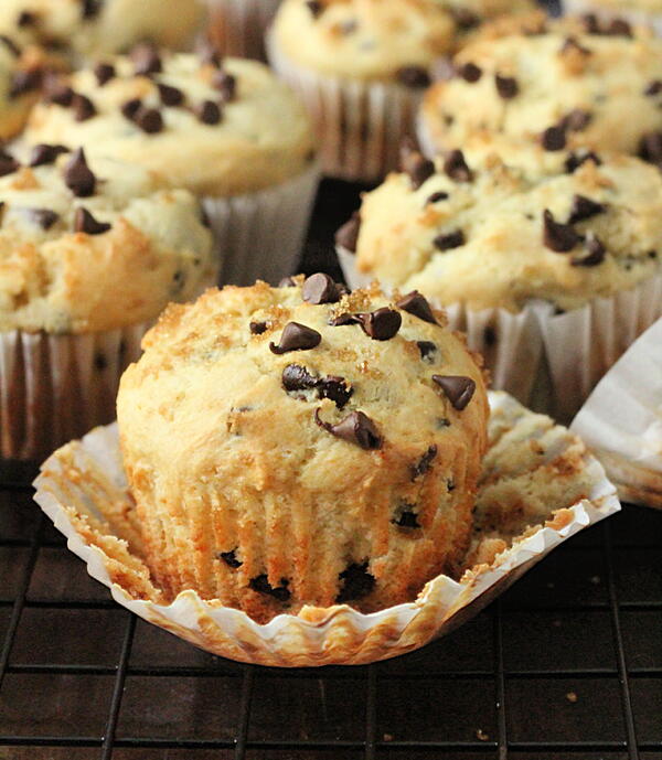 Chocolate Chip Muffins With Ricotta Cheese