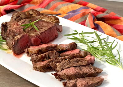 Air Fryer Rib Eye Steak