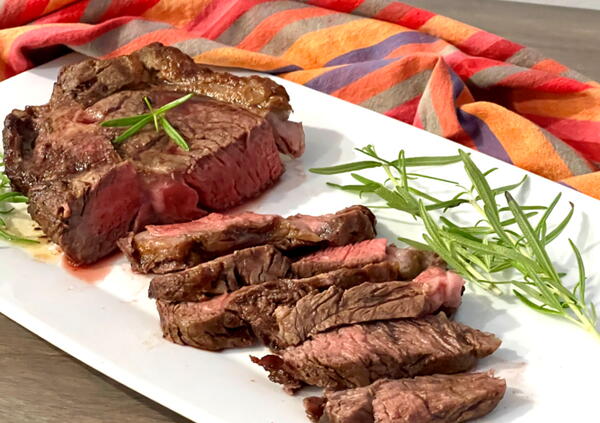 Air Fryer Rib Eye Steak