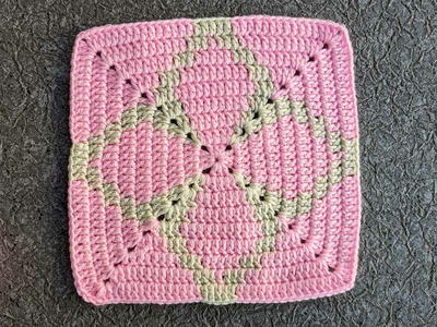 Two Color Flower Granny Square