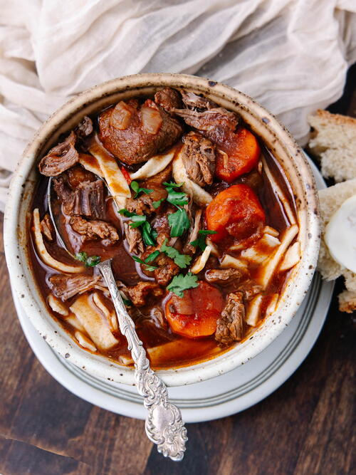 Classic Beef And Noodle Soup Recipe