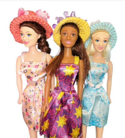 Fashion Doll Easter Bonnet