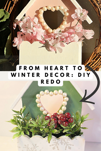 Cozy Diy: Heart Decor Gets A Winter Refresh
