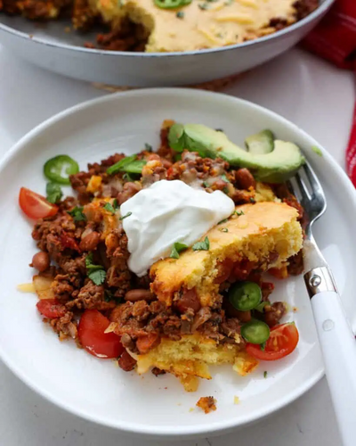 Chili Cornbread Casserole
