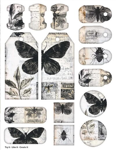 Specimen Paper Crafting Printable