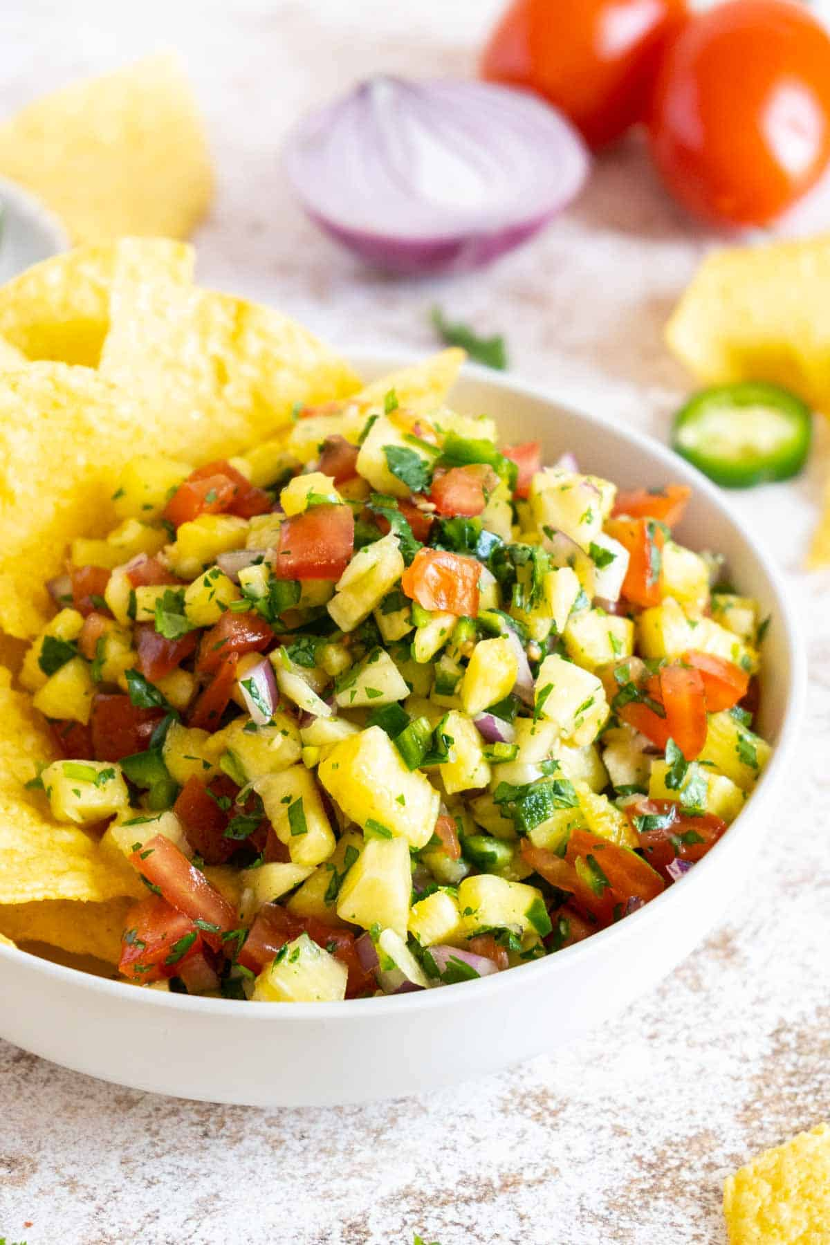 Fresh Pineapple Pico De Gallo | RecipeLion.com