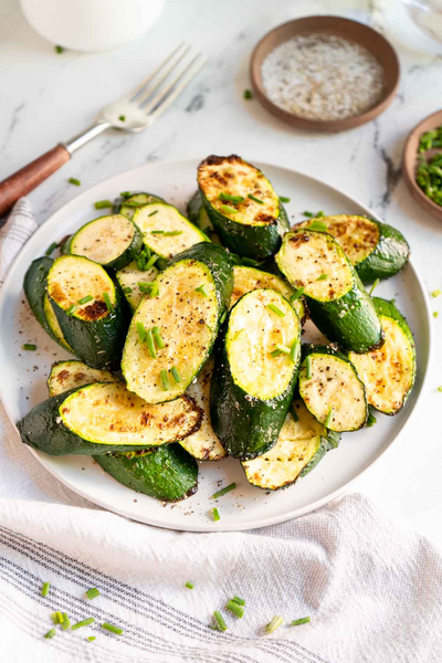 Easy Roasted Zucchini Slices
