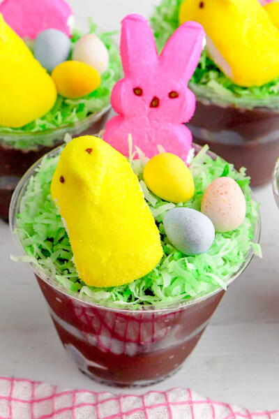 Easter Dirt Cups