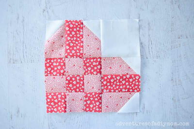 Woven Heart Quilt Block