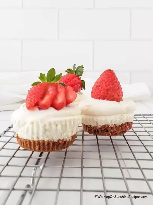No Bake Cheesecake Cupcakes