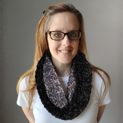 Reversible Velvet Cowl