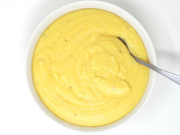 Creamy Asiago Polenta