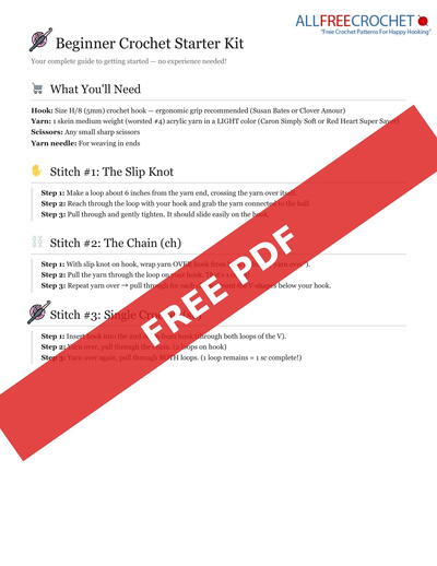 Beginner Crochet Starter Kit
