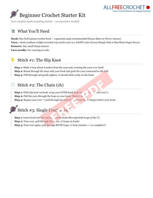 Beginner Crochet Starter Kit