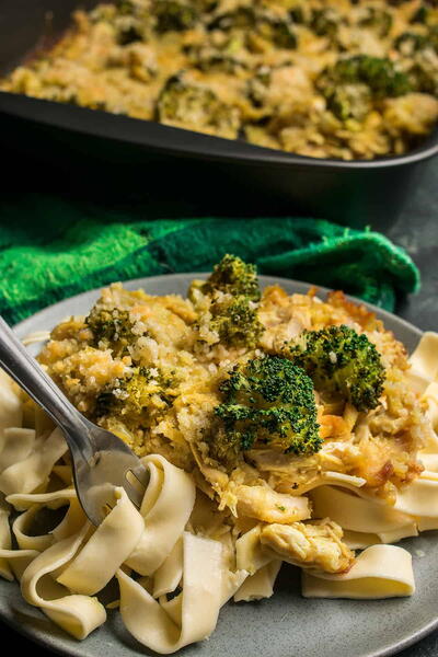Classic Chicken Divan Casserole With Homemade Cream Sauce