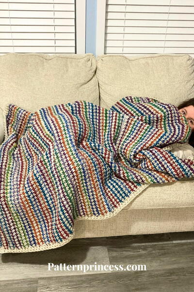 Frost Blossom Throw Blanket 