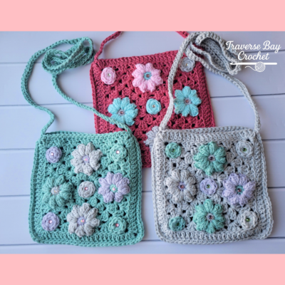 Elegant Flower Crossbody