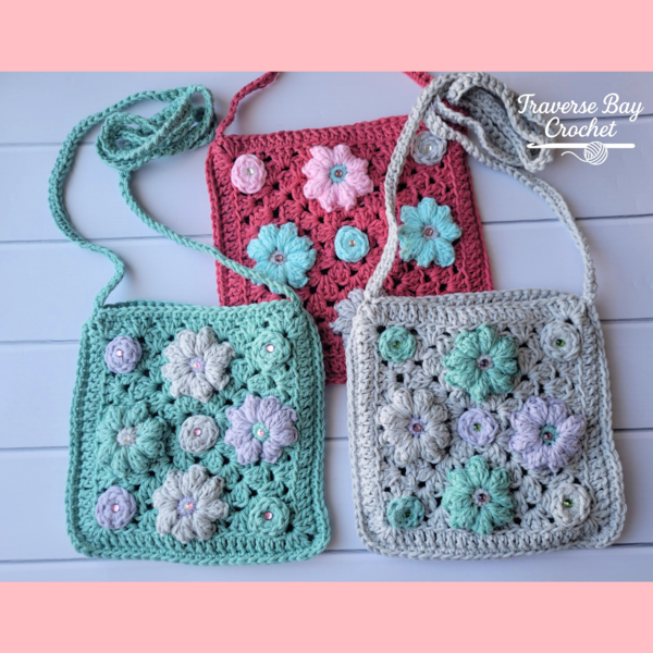 Elegant Flower Crossbody