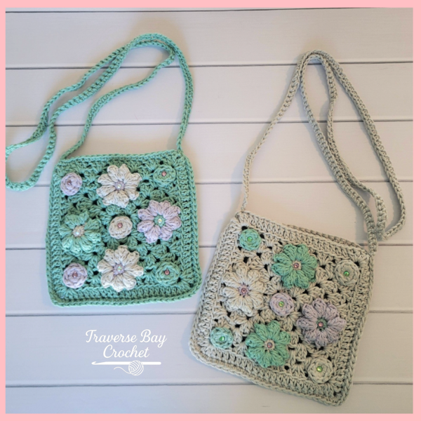 Elegant Flower Crossbody