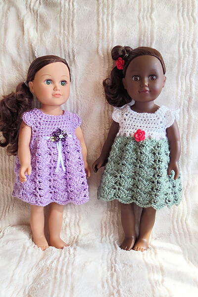 Shell Brook 18" Doll Dress