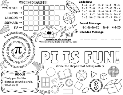 Free And Fun Pi Day Activities