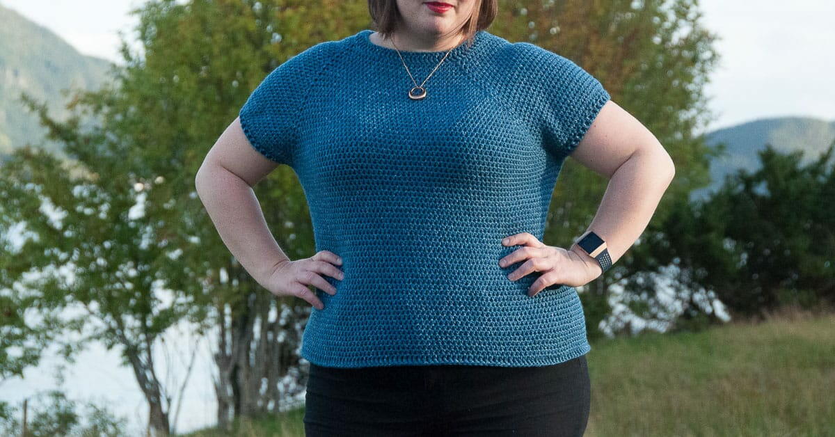 Easy Crochet Raglan Top – Free Crochet Pattern | AllFreeChristmasCrafts.com