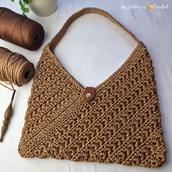 Textured Star Stitch Origami Bag