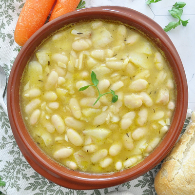 This White Bean Stew Is Spain’s Best-kept Recipe | Alubias Con Bacalao