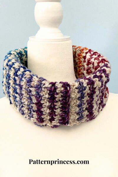 Frost Blossom Cowl Crochet Pattern