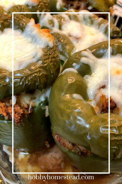Beef And Rice Stuffed Bell Peppers Recipe