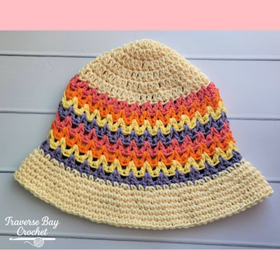 Zig Zag Sun Hat