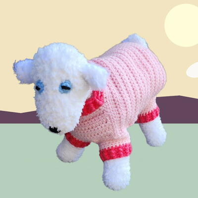 Baby Goat In Pajamas