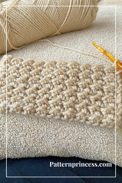 Crochet Tutorial (easy, Reversible Texture)