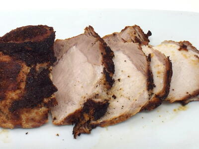 Spicy Garlic And Onion Air Fryer Pork Loin