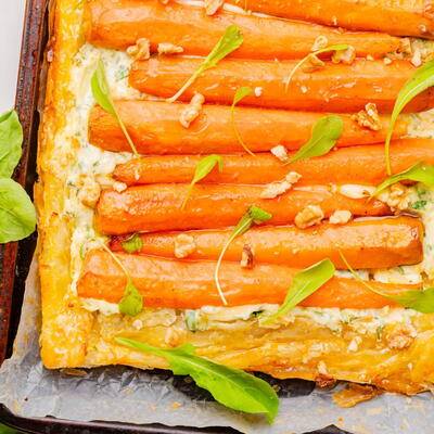 Roasted Carrot Tart