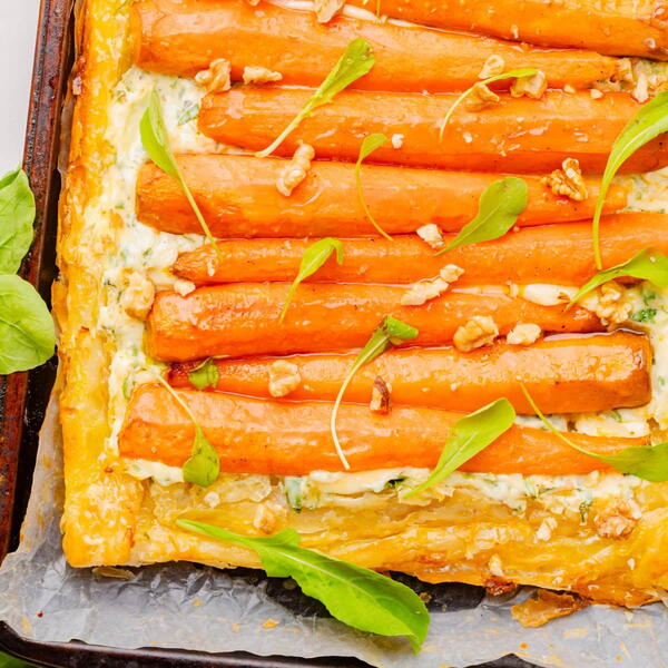 Roasted Carrot Tart