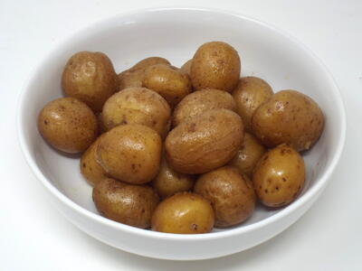 Garlic And Olive Oil Confit Potatoes