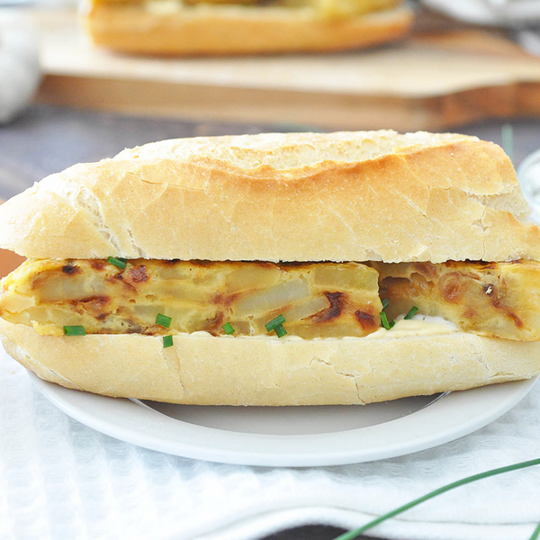 The Famous Potato Omelet Sandwich From Spain
