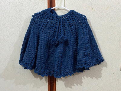 Crochet Hood Poncho Free Pattern/girls Poncho For Beginners