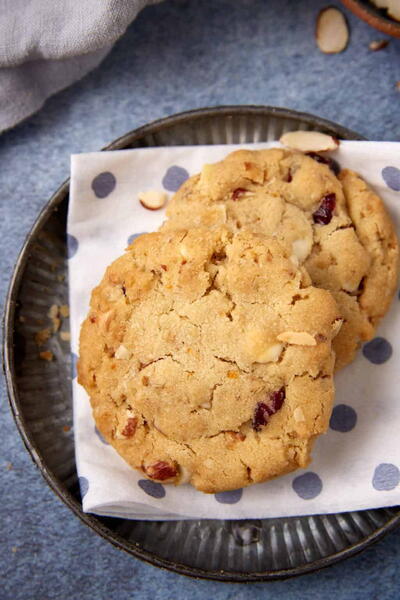 Cranberry Orange Special K Cookies (crisp, Easy, No Chill)