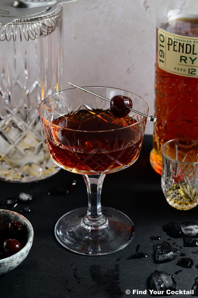 Classic Manhattan Cocktail