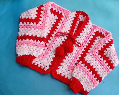 Granny Hexagon Cardigan Sweater 