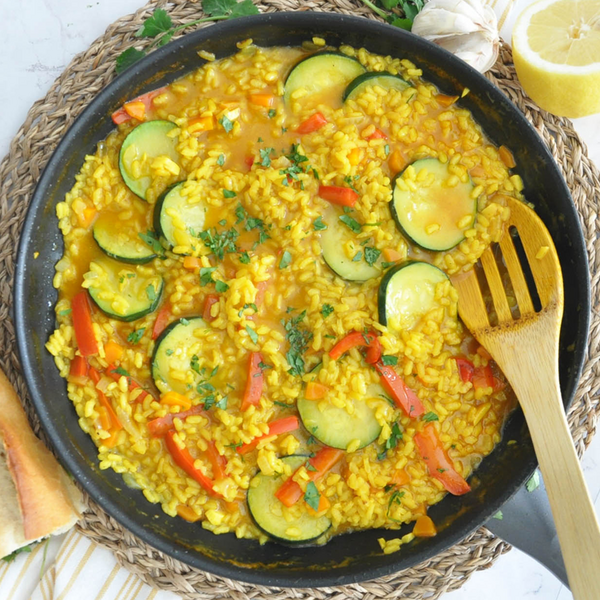 Creamy Turmeric Rice With Vegetables | Heart-healthy 40 Minute Recipe