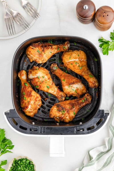Air Fryer Chicken Drumsticks (crispy Shake & Bake Style!)