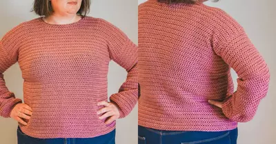 Crochet Balloon Sleeve Sweater Pattern
